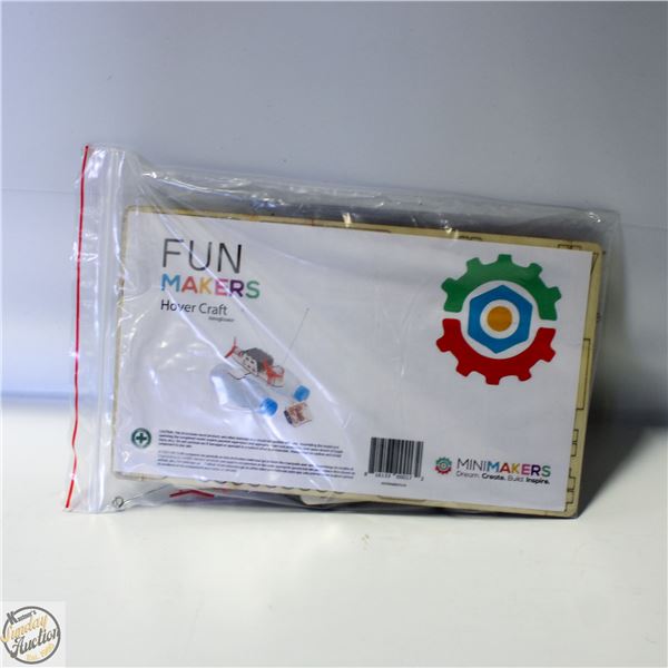 HOVERCRAFT WOODEN MODEL KIT WITH MOTOR