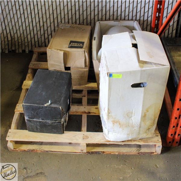 PALLET OF USED WINE MAKING KIT W/VARIOUS SUPPLIES