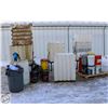 Image 1 : LARGE LOT OF OIL/FLUID CHANGE BINS ETC.