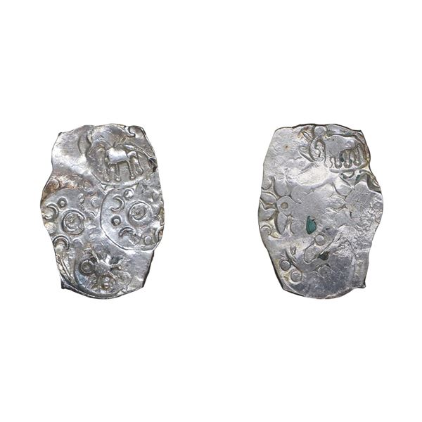 Archaic Coinage: Punch Marked, Vidarbha Janapada, Silver 1/2 Vimashatika