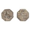 Image 1 : Assam: Rajesvara Simha/Siu-rem-pha, Octagonal silver rupee, SK. 1684