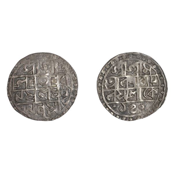 Cooch Behar: Prana Narayan, Silver tanka, Raj Sake 140