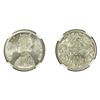 Image 1 : British India: Victoria, 1862, Silver 1/2 Rupee, 4.75 panel, Calcutta, NGC MS 62