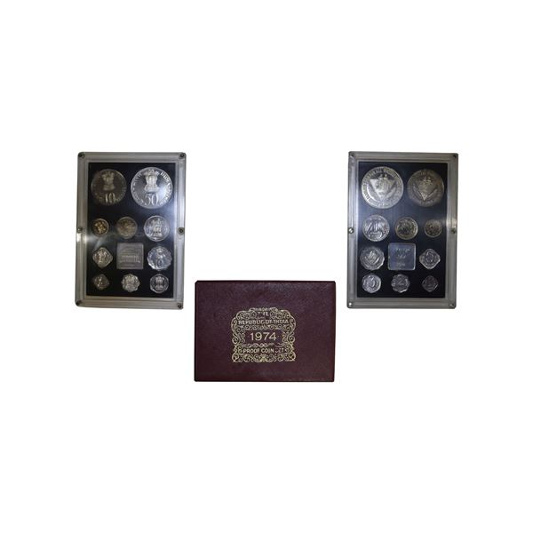Republic of India: 1974 Commemorative Set (10 coins), Proof Set