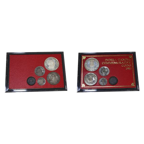 Republic of India: 1985 Commemorative Set (4 coins), Proof Set