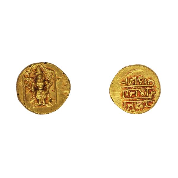 Vijaynagar Empire: Aravidu Dynasty, Venkata III, Gold 1/2 Pagoda