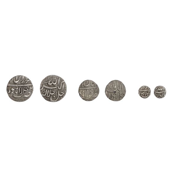 Jalal-ud-din Muhammad Akbar, Silver Rupee, Lahore