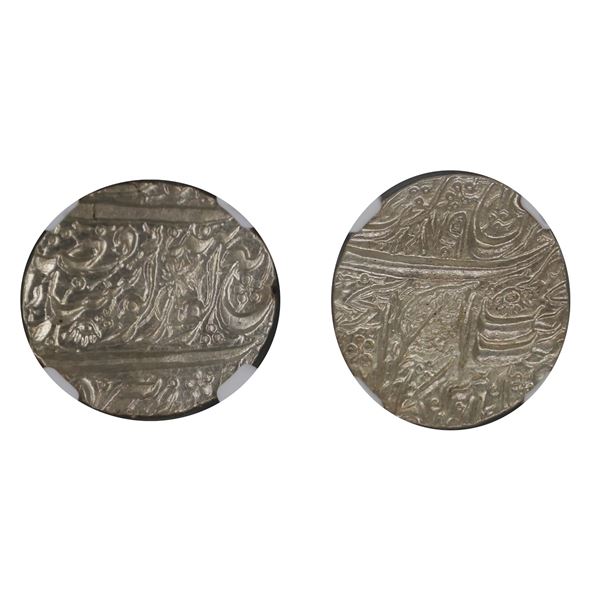 Sikh Empire: Ranjit Singh, Silver Rupee, Amritsar Mint, VS 1879
