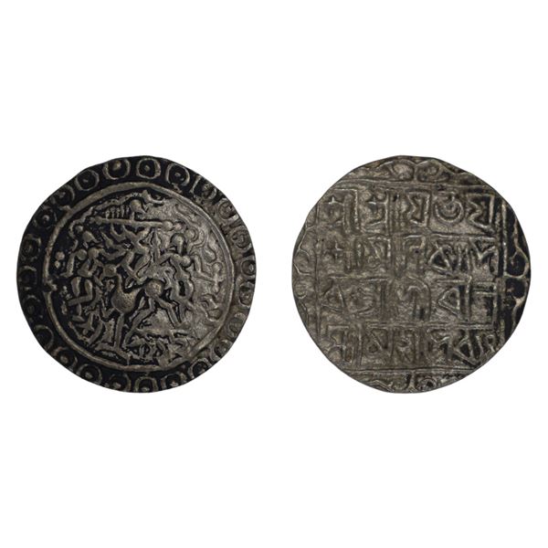 Tripura: Yaso Manikya, Silver Tanka, Silver Tanka, Sake 1522