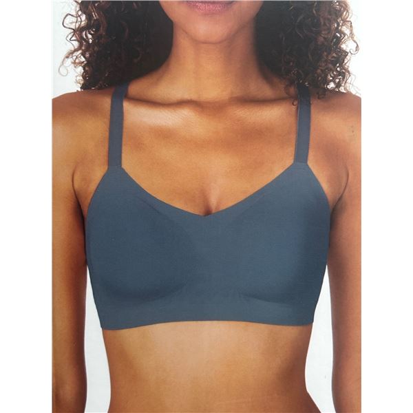Halston 2-Pack Seamless Bra, XL/TG, Including Wide Hook & Eye Closure