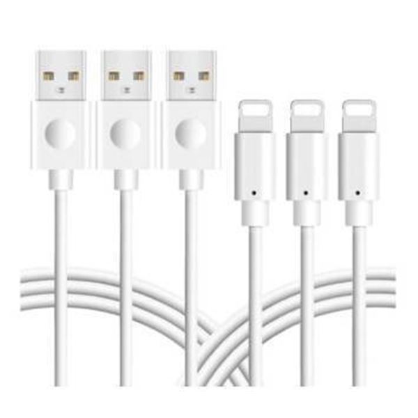 Naoeleii Phone Charging Cable, 3 Pack, Fast Charge and Sync