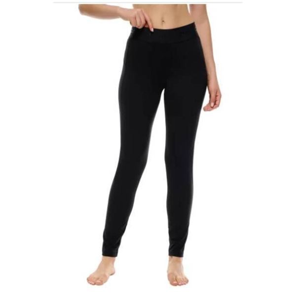 Lolë Women’s Merino Baselayer Bottoms, Black, Size XL Black