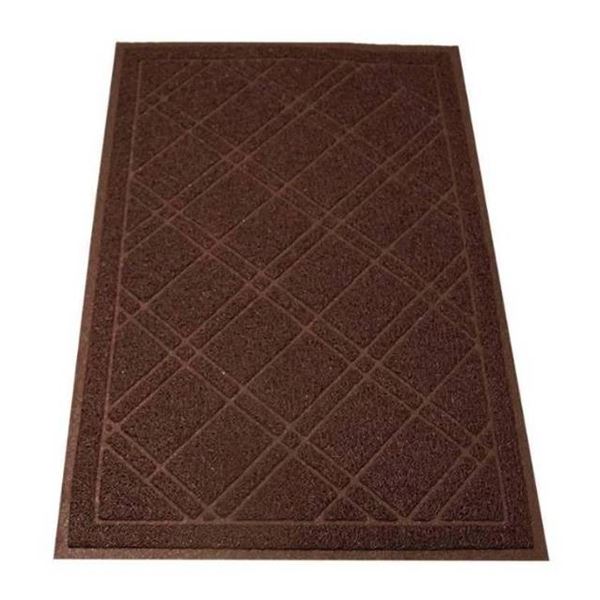 Brown SlipToGrip Waterproof Door Mat, 35×23 Inches