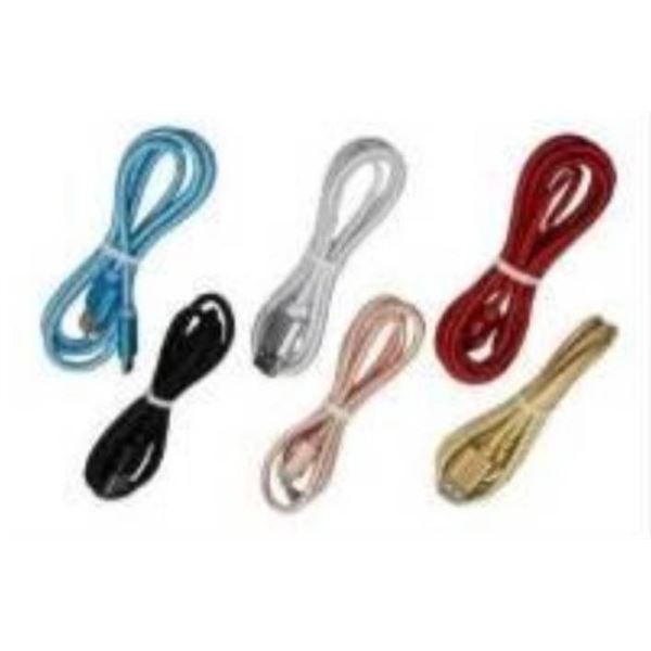 6 Pack – USB-C Charging Cables Lot with Braided Design and Multiple Colors **Colors May Var