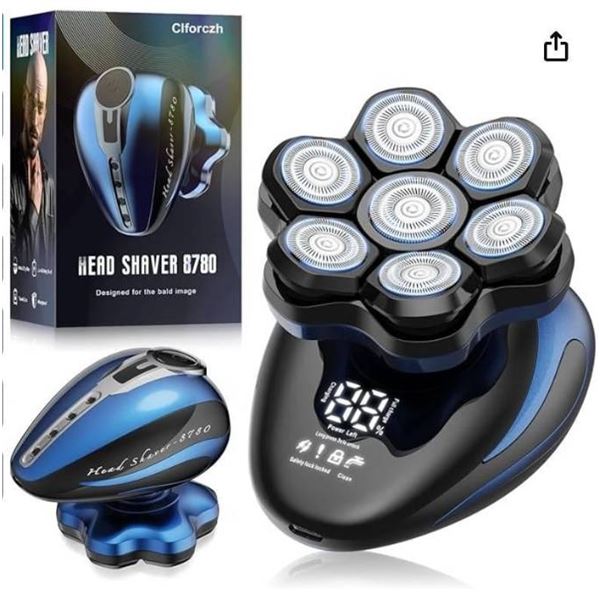 Zyiea Head Shaver 8780 7D Electric Shaver for Bald Heads
