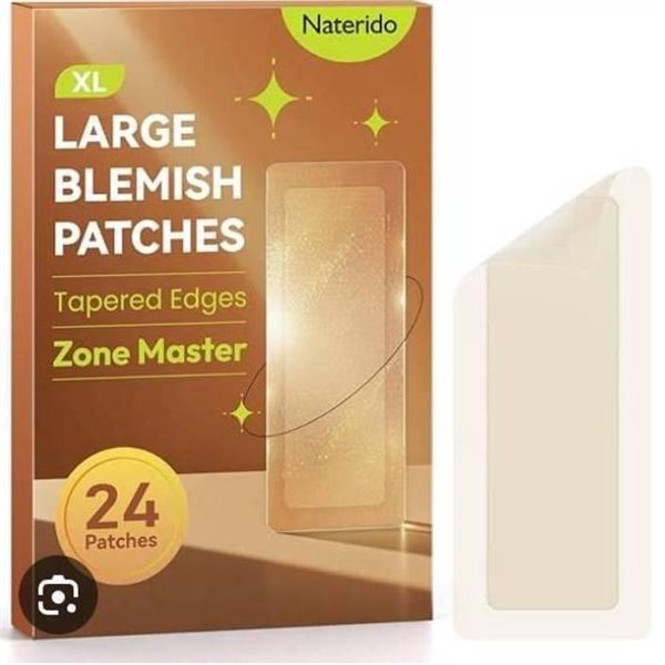 Set of 2 Naterido XL Large Blemish Patches, Zone Master, 24 Patches Each