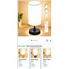 Image 3 : Light Therapy Lamp With Adjustable Brightness and Black Base