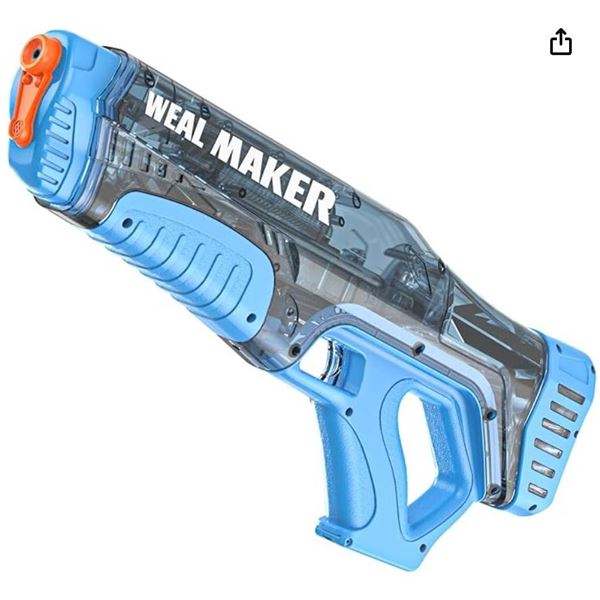 Artcool Powerful Fast Auto Suction Electric Water Gun,Full Auto 220+ Continuous Water Pistol Up to 2