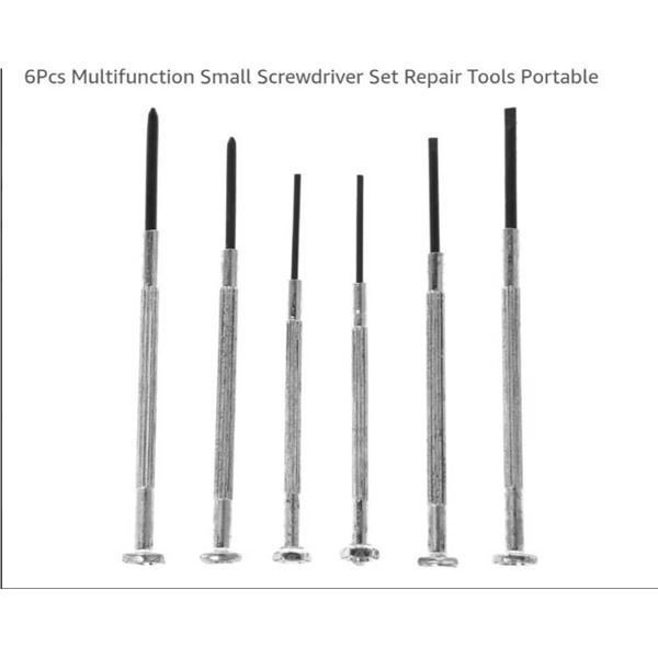 Lot of 6 sets of Vector 6-Piece Precision Screwdriver Set with Assorted Sizes