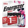 Image 1 : Lot Of 2 – Energizer Max AA 8 Pack Alkaline Batteries, Long Lasting Power