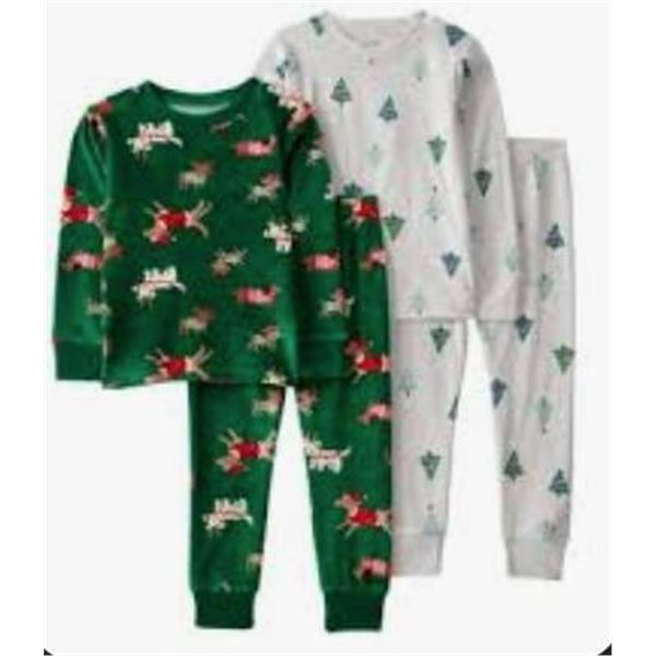 2 pc Carter’s 7-Year-Old Christmas-Themed Pajama Set