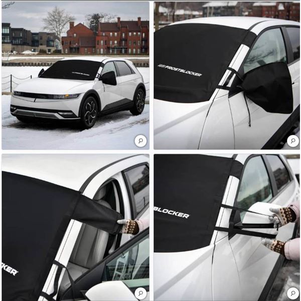 FrostBlocker Winter Windshield & Mirror Covers – 63×41 Inches