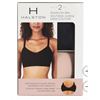 Image 1 : Halston Seamless Bra 2-Pack M/M Size with Adjustable Fit