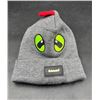Image 1 : BK LED Toque for Kids and Youth with Red Spikes and Embroidered Eye