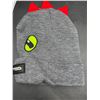 Image 2 : BK LED Toque for Kids and Youth with Red Spikes and Embroidered Eye