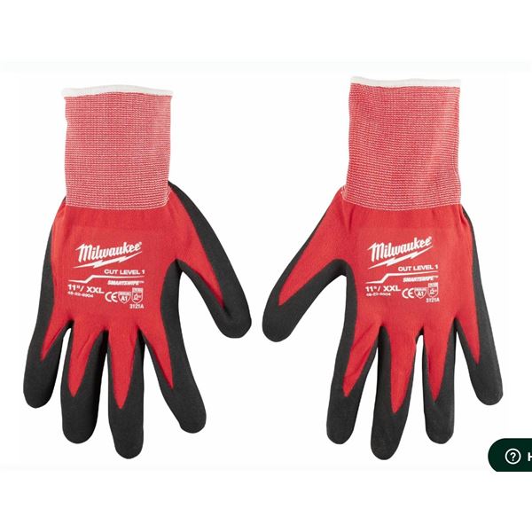 Milwaukee 48-22-8904 Smartswipe Cut Level 1 Gloves, XXL