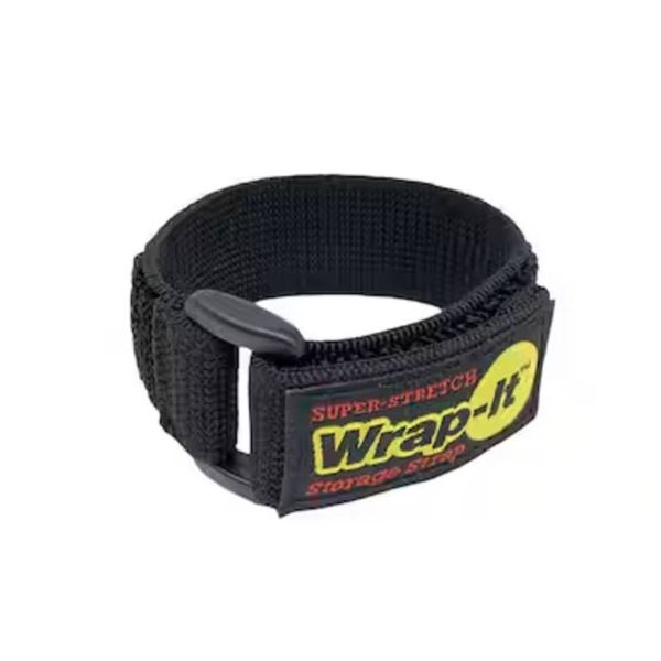 Wrap-It 9 in. Elastic Hook and Loop Cinch Strap for Cords, Rope, Tools and More Super Stretch Storag