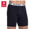 Image 1 : Joe Boxer M/M 100 Percent Cotton Boxer Briefs – Pack Of 4