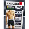 Image 2 : Joe Boxer M/M 100 Percent Cotton Boxer Briefs – Pack Of 4