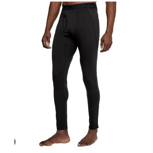 Lole Men’s Merino Baselayer Bottoms, XL, Black Noir