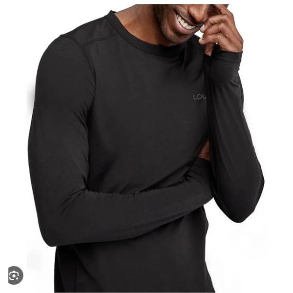 Lole Men’s Merino Baselayer Top, Size XL/TPG, Black