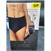 Image 2 : Jones New York Signature Seamless Brief 5-Pack, Size S/P
