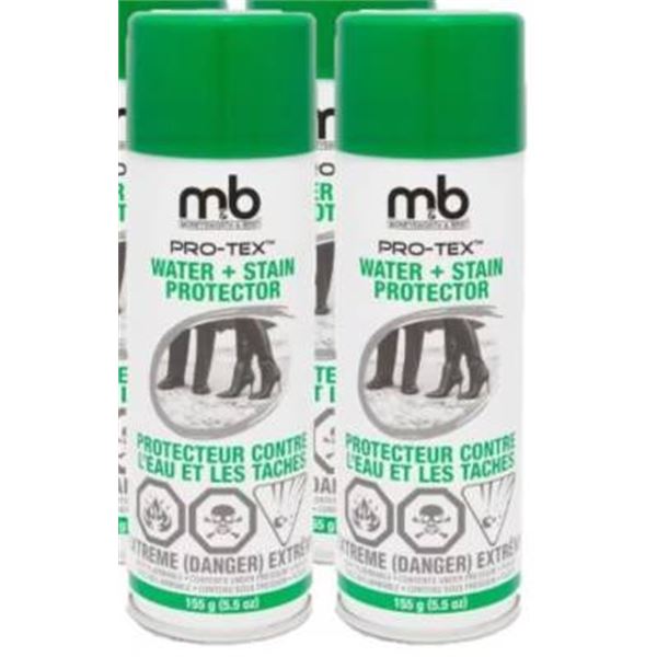 Pro-Tex Water and Stain Protector Spray Cans – Lot of 2X155G