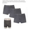 Image 1 : TENA X-Large Men’s Incontinence Underwear, Leak-Proof Reusable, 3 Pieces