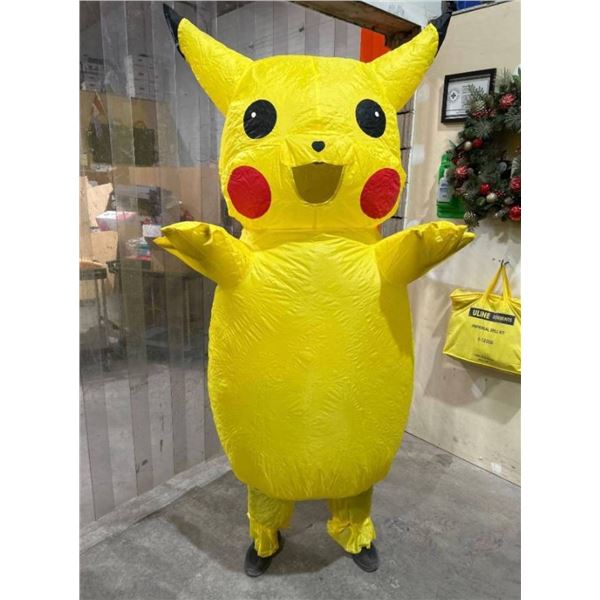 Inflatable Pokemon Pikachu  Costume for Adults, One Size Cable