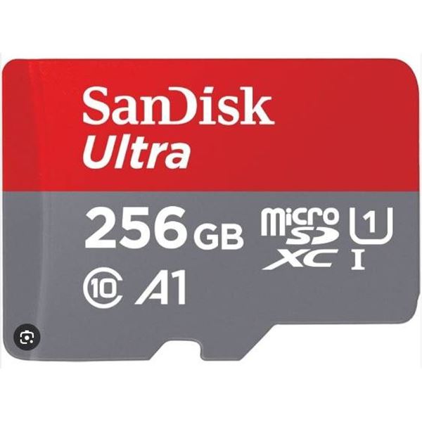 SanDisk Ultra 256GB microSDXC UHS-I Card with A1 Performance