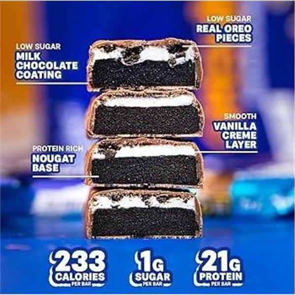 Grenade Protein Bars Oreo Flavor 12 x 60g – 21g Protein Per Serving