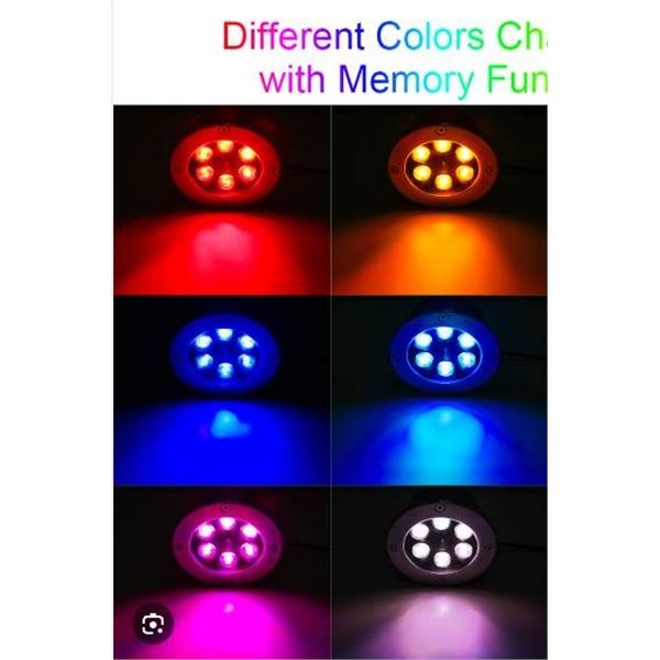 Smart RGB LED Landscape Light with Remote Control – May not be exact as stock photo