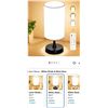 Image 1 : Light Therapy Lamp With Adjustable Brightness and Black Base