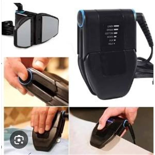 Portable Iron With Dual Ironing Modes and Non-Stick Plates