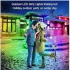 Image 1 : AILBTON 30m/100ft Outdoor LED Strip Lights, IP68 Waterproof, With App Remote