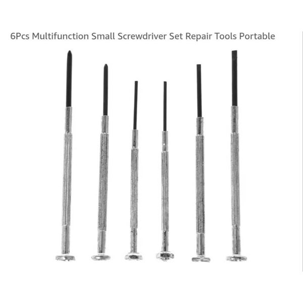 Lot of 6 sets of Vector 6-Piece Precision Screwdriver Set with Assorted Sizes