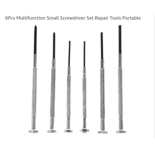 Lot of 6 sets of Vector 6-Piece Precision Screwdriver Set with Assorted Sizes