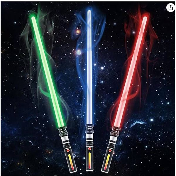 Space Sword Shockwave Firing Again 3 Pack Toy Set for Ages 5+