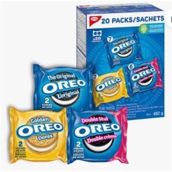 Oreo Biscuit Assortment Pack With 20 Individual Sachets