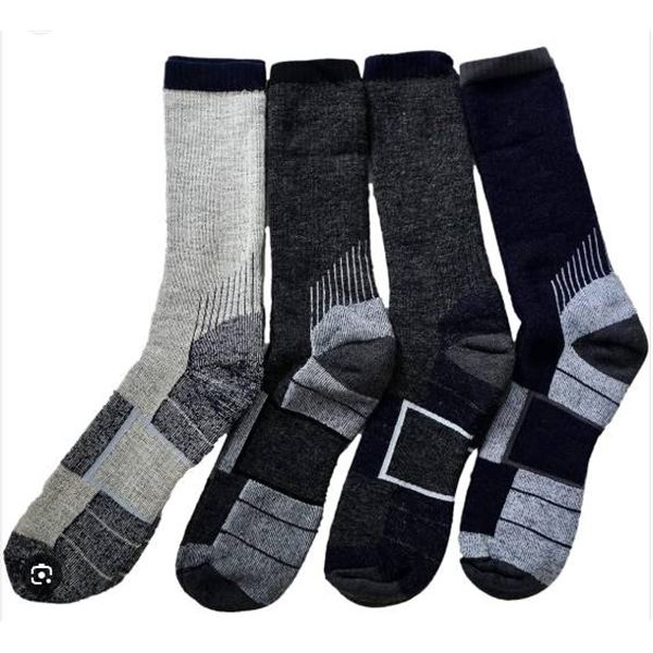 Kirkland Merino Wool Blend Full Cushion Socks 4 Pairs